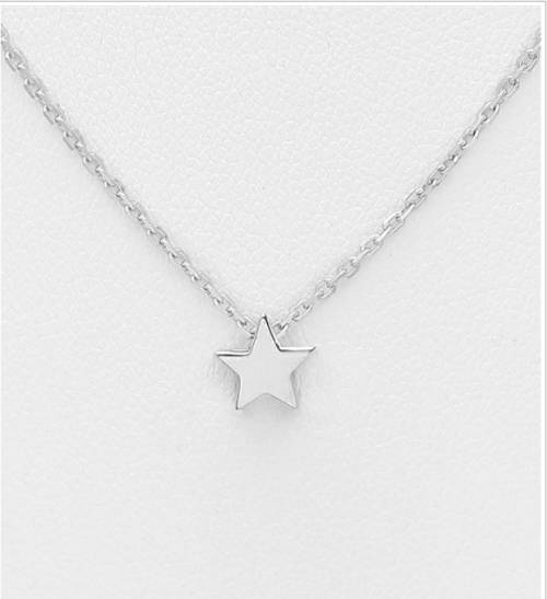 925 Silver Star Necklace