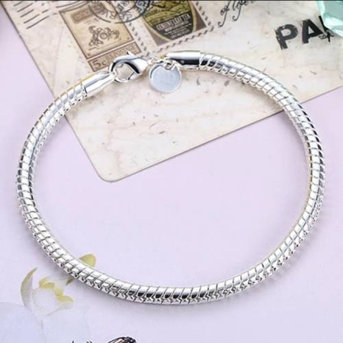 925 Silver Snake Chain Bracelet