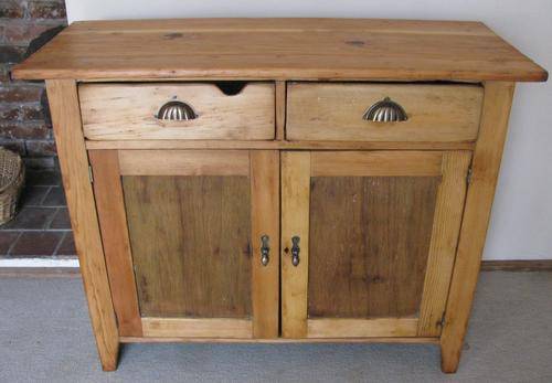 Oregon Pine Kitchen Cupboard