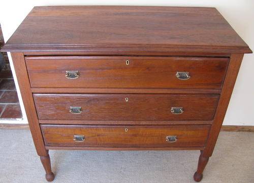 Burmese Teak Chest of Drawers