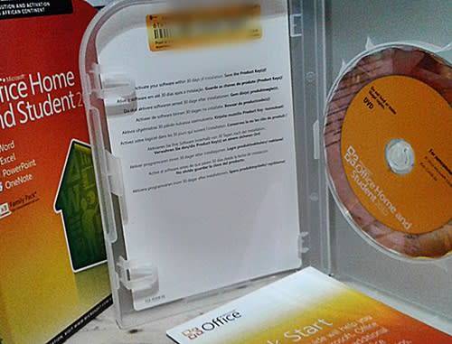 Microsoft Office Home and Student 2010 - Family Pack (3 licences for multiple installations)