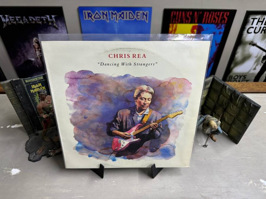 Chris Rea - Dancing with Strangers vinyl record ( VG+ )