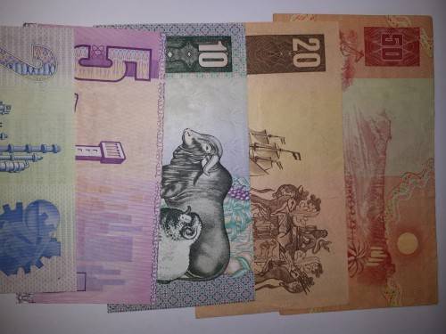 GPC de KOCK  and  CL STALS Bank notes ( 5 notes each Governor )( sell as LOT )