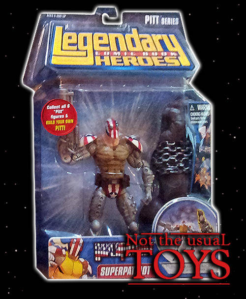 Legendary Comic Book Heroes: Superpatriot (Variant) sealed in box!!!