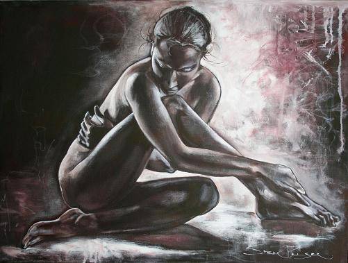 CRAZY R1 OPENING!!! CANVAS Painting!-No Frame Needed!-By Stella Pelser -"Longing" - 800x600x45