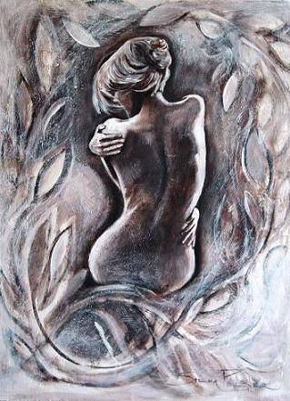 Original painting by Stella Pelser - "Lovely Lady" - 400 x300