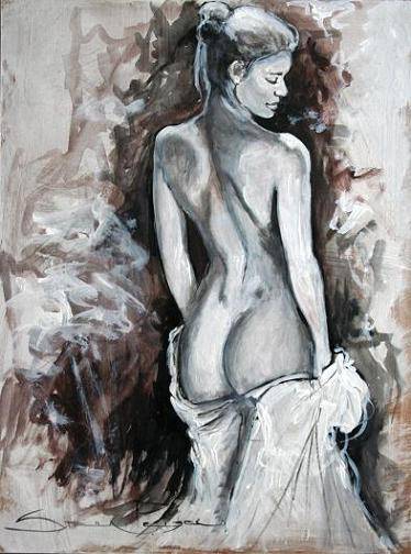 Original Stella Pelser - Nude - "Mattina Bellezza" 400 x 300