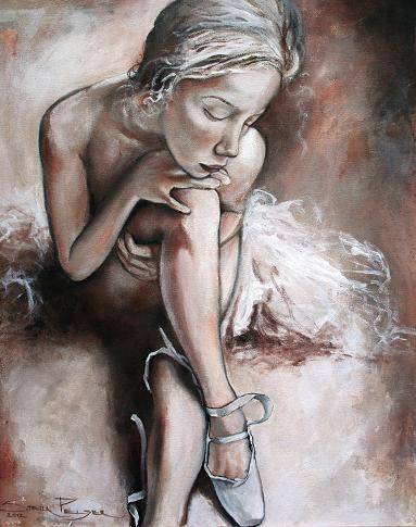 Investment Artwork - Original Stella Pelser (1976-)  "My Ballet Shoe..." - 600 x 500