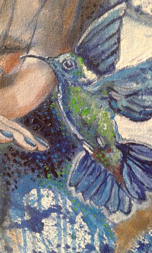 Title :Orginal Artwork by Stella Pelser "Infinity" Acrylic on Canvas - Size 70cm x 53cm