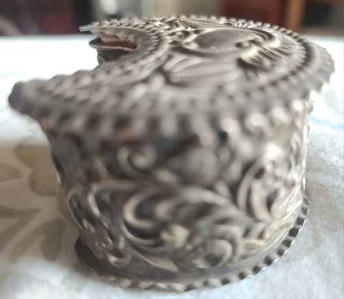 Solid Silver Vintage Snuff Box HALLMARKED rare Gorgeous