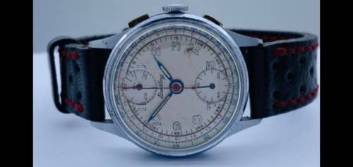 Breitling Chrono Vintage 34mm Large Dial ladies Perfectly Working Just Serviced