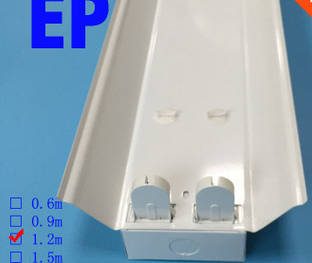 2 of LED T8 TUBE 1200 mm,4FT,18 WATT, COOL WHITE,220V and a double tube fitting(with cover)