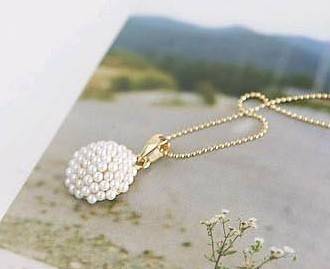 cute olivet pearl necklace