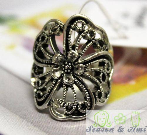 Fashionable Lovely & Cute Silver FLOWER Ring