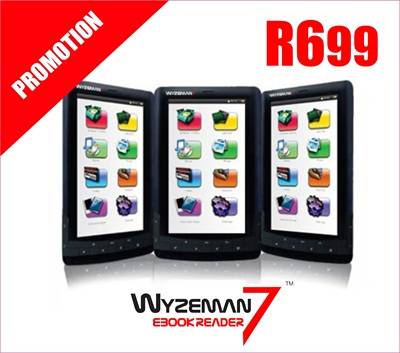 Wyzeman7 Colour eReader, 4GB Storage, Watch Movies or Read Books