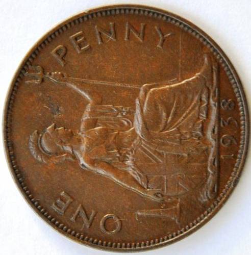 1938 ONE PENNY VERY NICE DETAILS!!