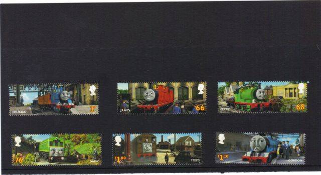 GB - 2011 - TRAINS - SET OF SIX STAMPS - MINT