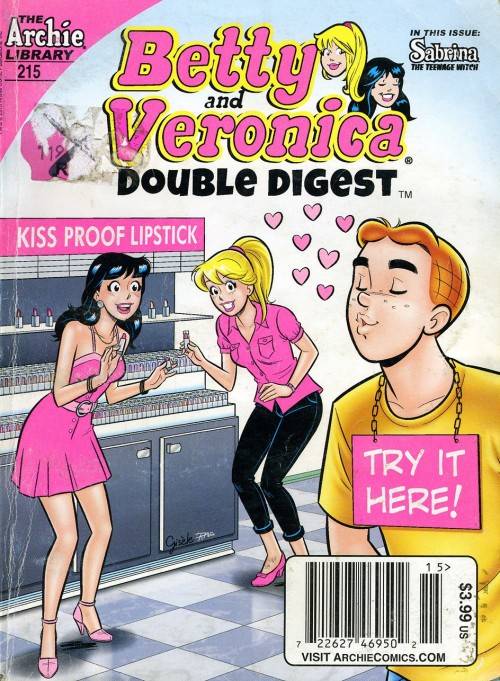 [B:2:S:CC]-The Archie Library 215. Betty and Veronica Double Digest - Unknown