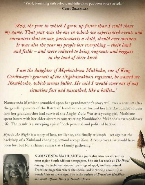 [B:2:S:CC]-Eyes in the Night - Nomvenda Mathlane