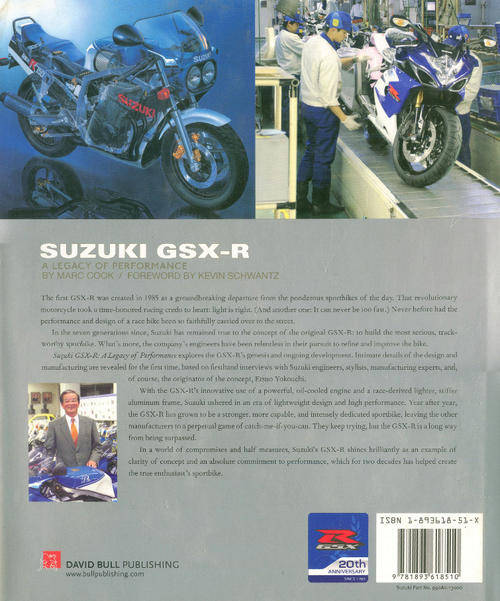 [B:2:S:CC]-Suzuki GSX-R. A legacy of performance. - Marc Cook