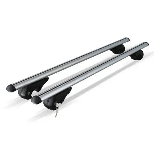 aluminum roof rail 5601 roof rack lockable 120 cm with key