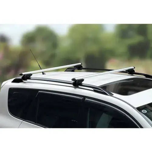 aluminum roof rail 5601 roof rack lockable 120 cm with key