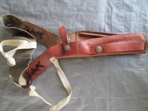 FULL LEATHER-  EL PASSO REVOLVER- SHOULDER HOLSTER