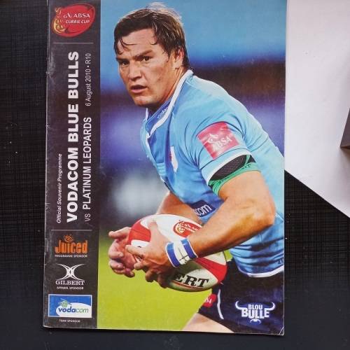 BLUE BULLS/BLOU BULLE - COLLECTORS 2009 WOODEN BOX and PROGRAMME 2010
