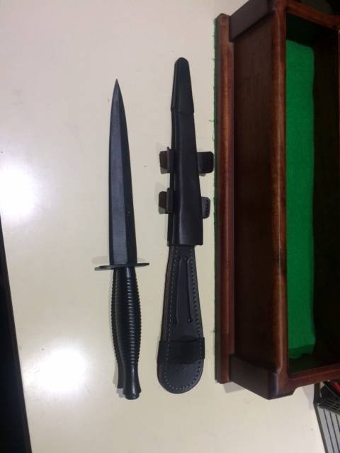 Border War SWATF presentation Fairbairn Sykes Commando Knife.