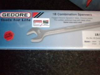 Gedore Combination Spanners (Brand New) (Shipping R60)