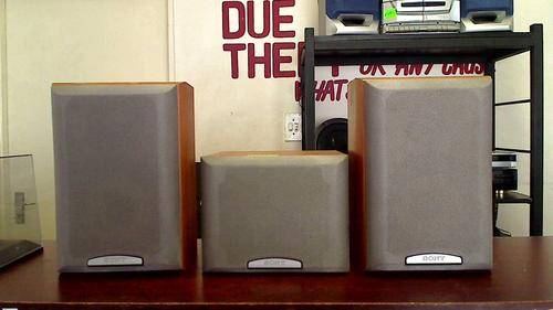 Sony Surround sound speakers x 3 (Shipping R60)