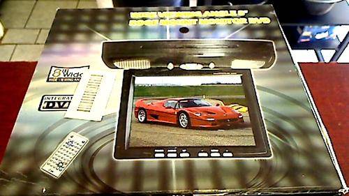 Roof Mount Monitor/DVD 8 inch + Remote