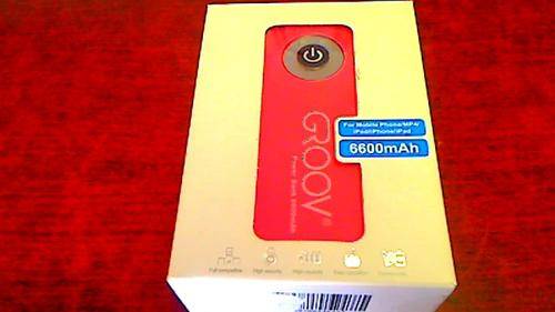 Groov Power Bank 6600mAh (For Smart Phones , i Pods , i Pads , MP3 etc !!!)