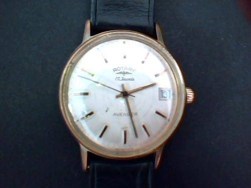 Rotary gold plated gents watch