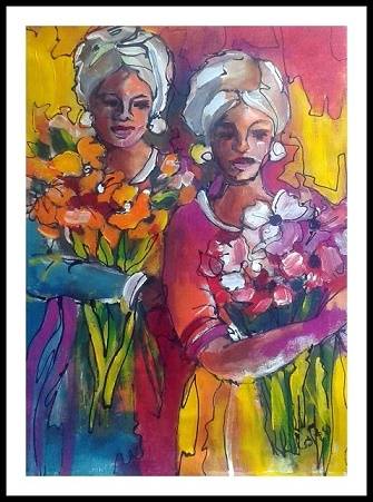 Original acrylic on canvas by Lofty (400 x 540)