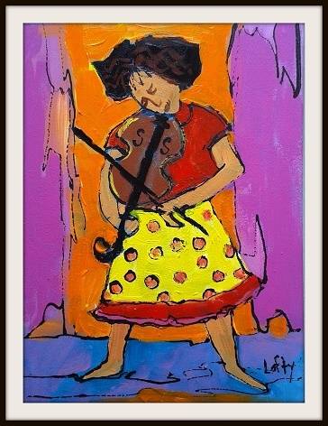 Original acrylic by Lofty (300 x 400)