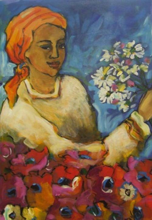 Acrylic on canvas. Unframed (460 x 700)