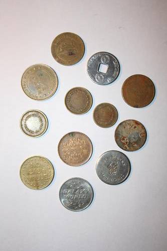 Selection of game tokens for your collection