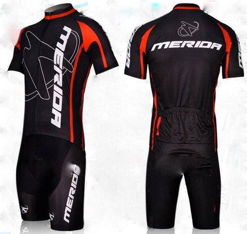 merida red 2012 jersey and bib shorts