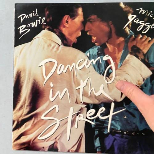 David Bowie and Mick Jagger - Dancing In The Street Vinyl 12 Inch Maxi South African Press