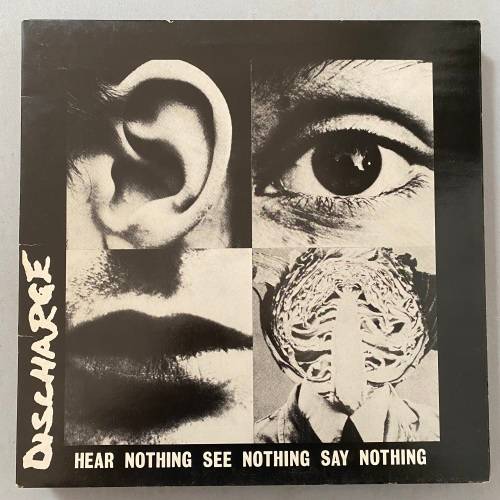 Discharge - Hear Nothing See Nothing Say Nothing Vinyl LP Hardcore Punk 1982 UK Press