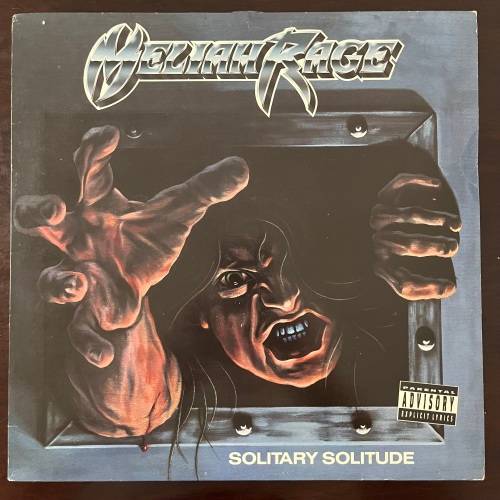 Meliah Rage - Solitary Solitude Vinyl LP Thrash Metal 1990 UK Press