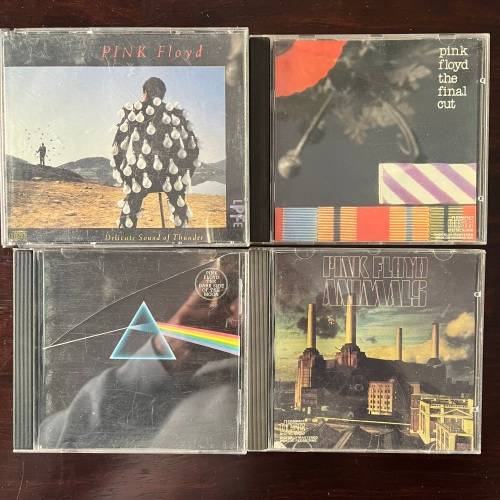 5CD Lot Pink Floyd - Final Cut Dark Side of the Moon Delicate Sound Animals