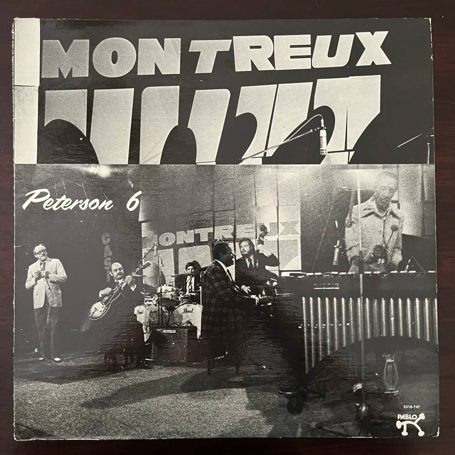 Peterson 6 - At Montreux 1975 Vinyl LP US Press Pablo Jazz with Milt Jackson Joe Pass