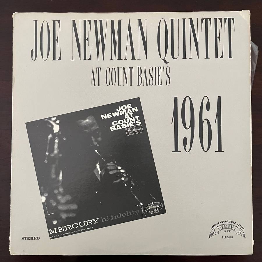 Joe Newman Quintet At Count Basie`s 1961 Vinyl LP US Press Bop