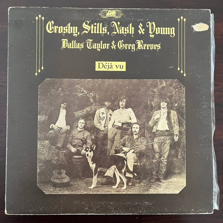 Crosby, Stills, Nash and Young - Deja Vu Vinyl LP Original Plum UK Press