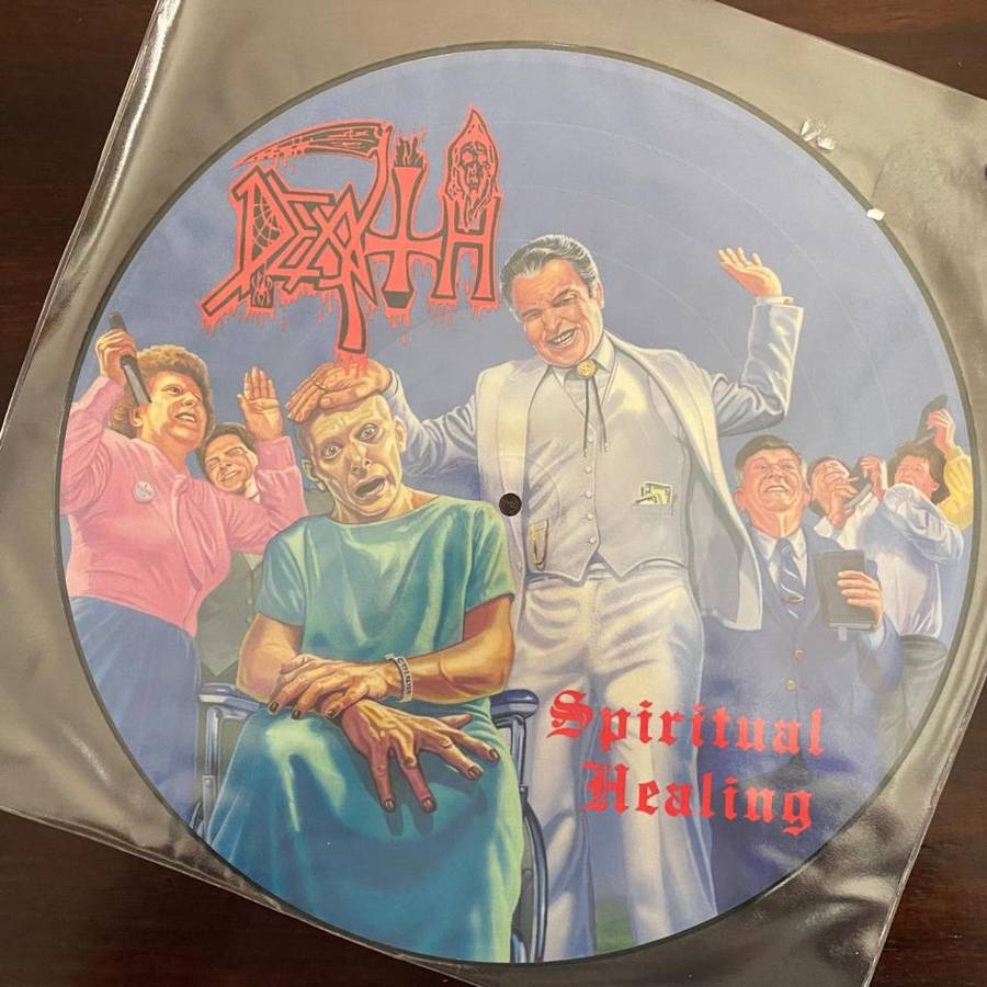 Death - Spiritual Healing Vinyl Under One Flag Original Picture Disc Rare Death Metal