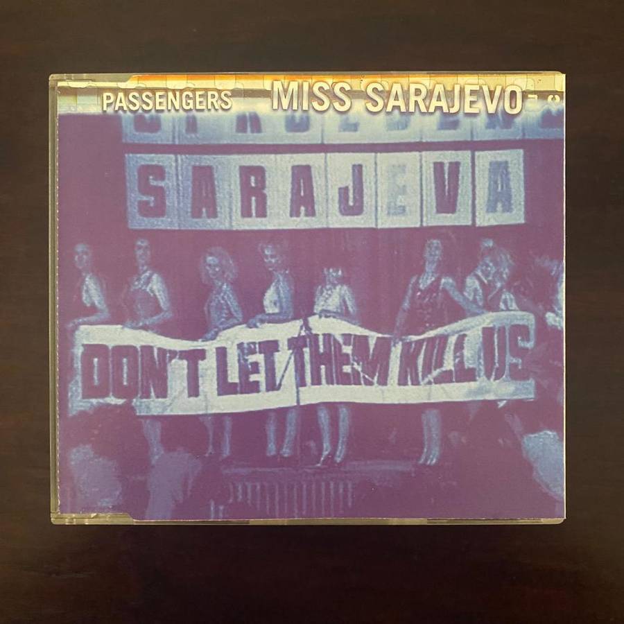 Passengers - Miss Sarajevo CD Single UK Press Import U2 Bono