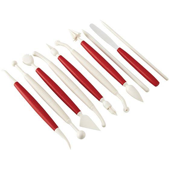 Cake Boss 10pc Fondant Modelling Tool Kit