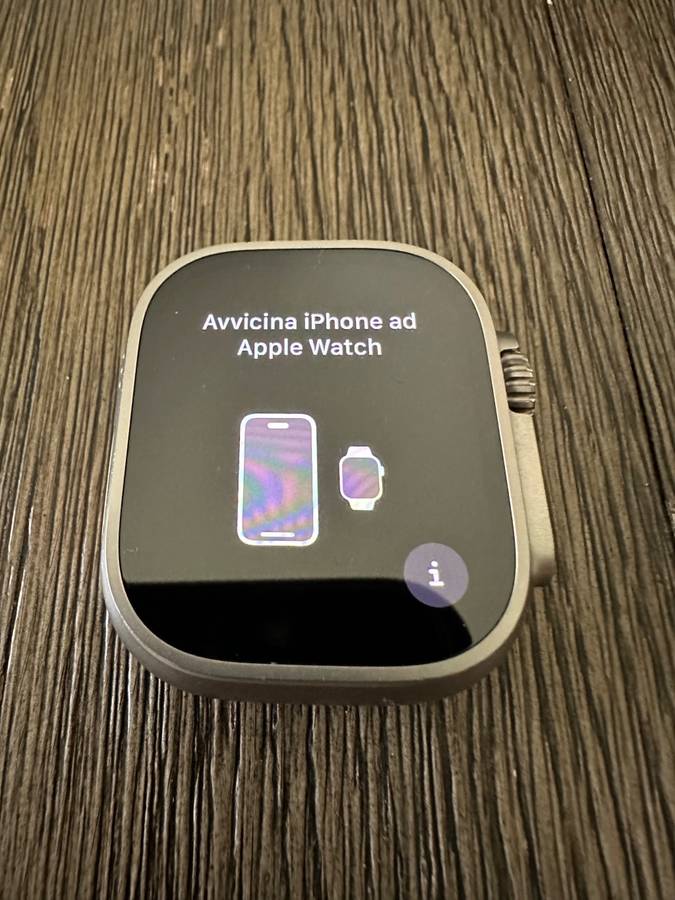 Apple Watch Ultra GPS + Cellular, 49mm Titanium Case with White Ocean Band